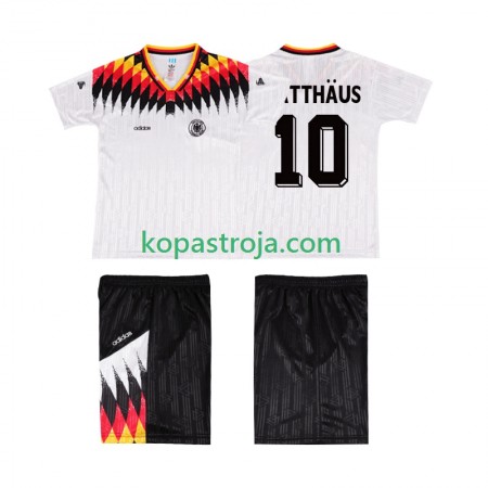 Billiga Fotbollströjor Tyskland MATTHAUS 10 Retro Barn Hemma tröja 1994 Kortärmad
